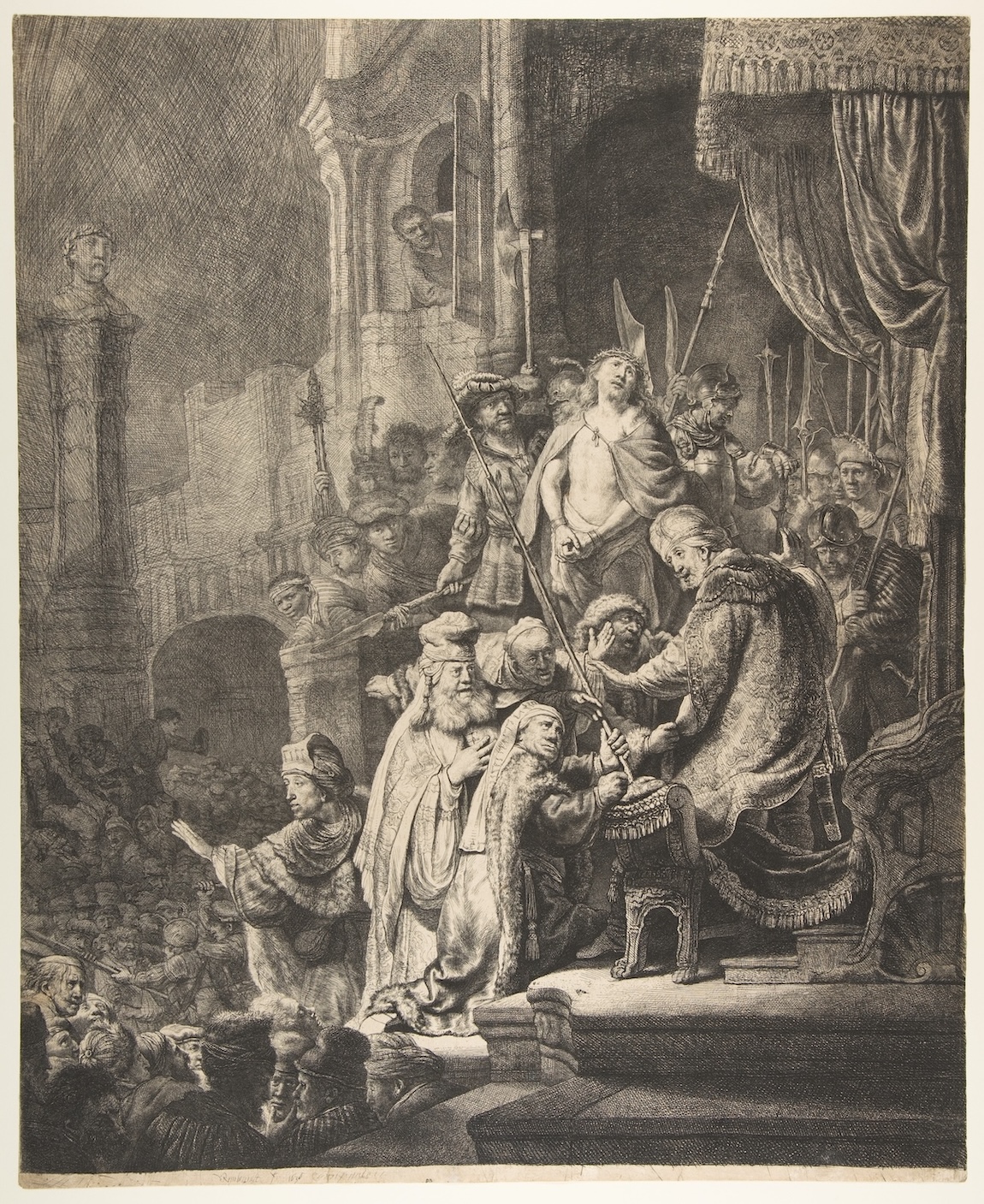 Christ Before Pilate - etching