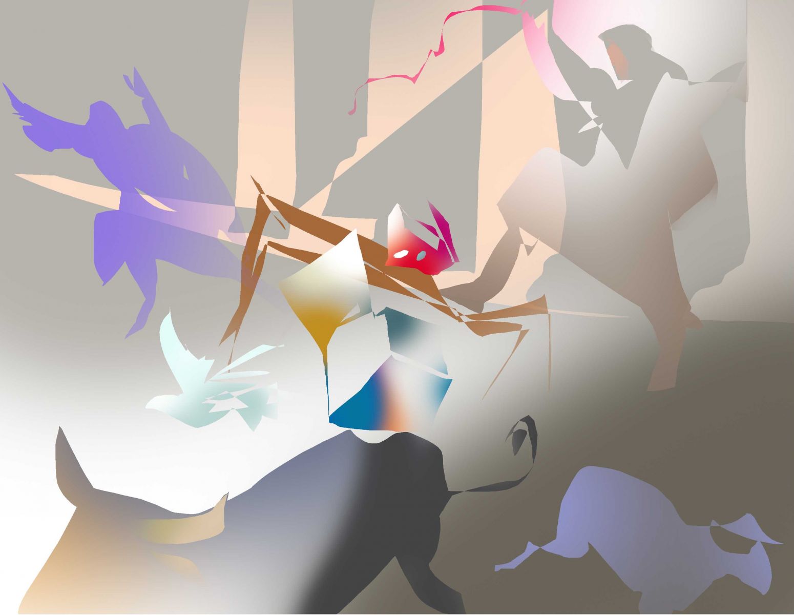 The Cleansing of the Temple - digital print