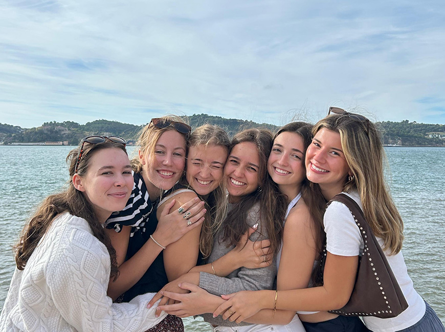 group photo of female students