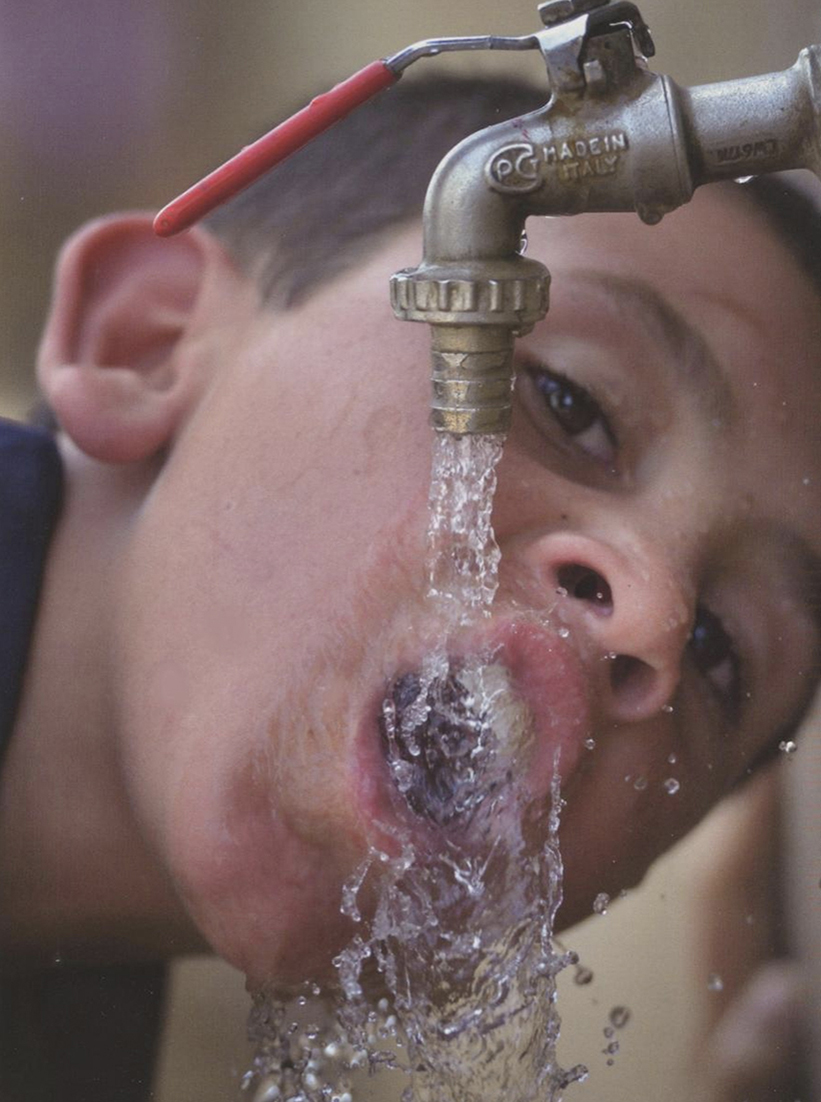 Untitled_Photo of Boy Drinking