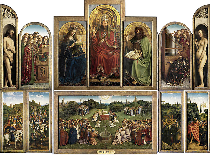 Ghent Altarpiece open