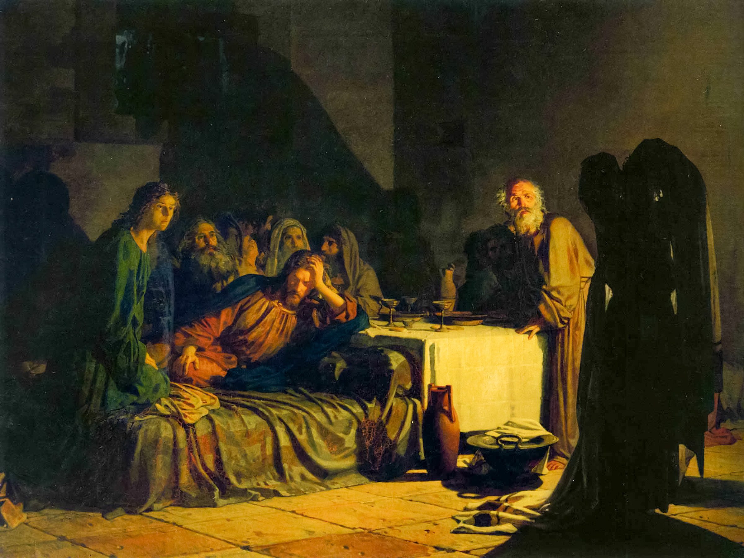 The Last Supper - oil on canvas