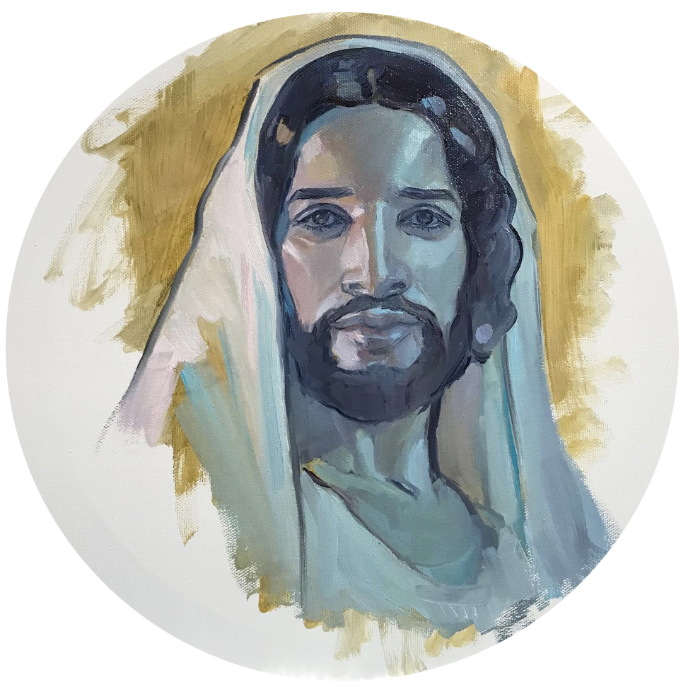 Jesus Portrait by Rose Datoc Doll