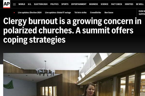 AP Clergy Burnout