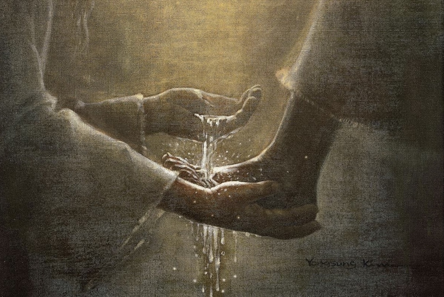 Christ the Servant - oil on canvas